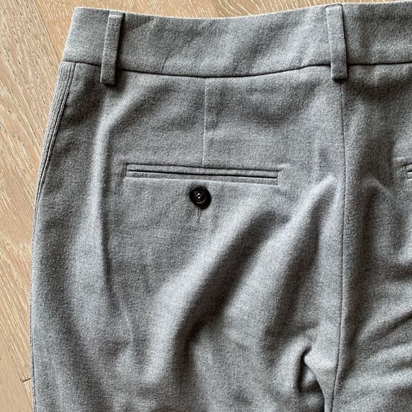 Peserico Side Stripe Rib Cuff 28" Trouser Grey Sz42 - Picture 5 of 11